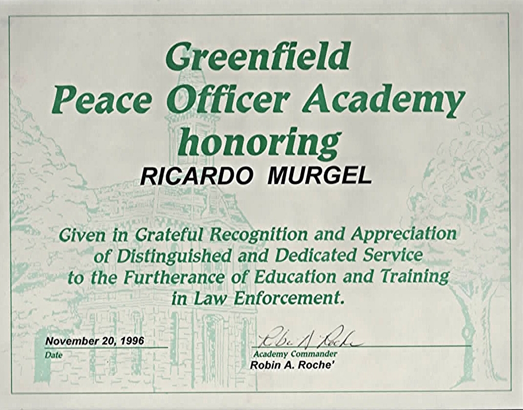 Greenfield Peace Officer Academy
