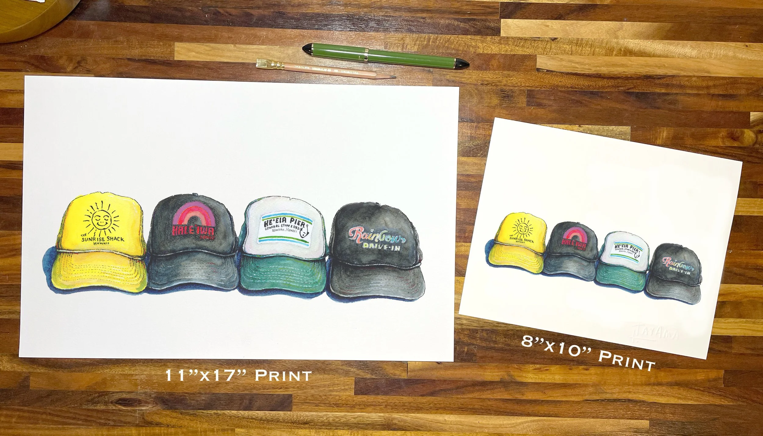 Kamu's Hats 2 sizes on table.jpg