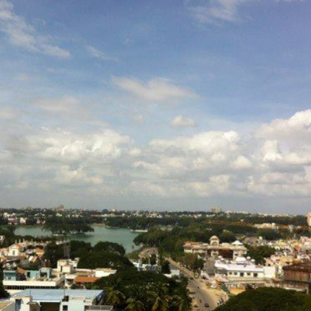 View of green Bangalore