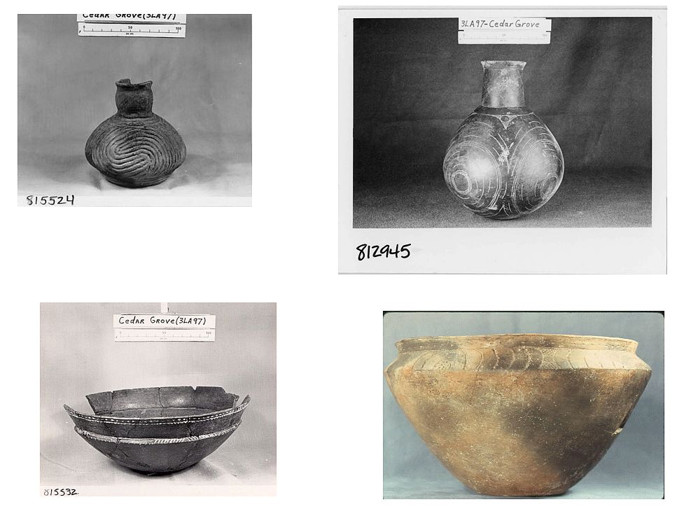 Samples of Caddoan Pottery
