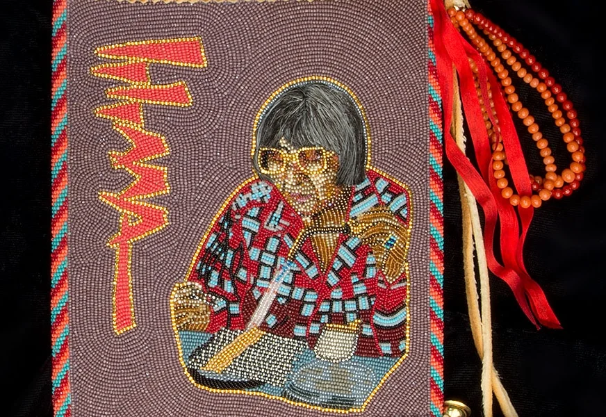 Detail: Beaded bag by Kenneth Williams Jr. (Arapaho/Seneca)