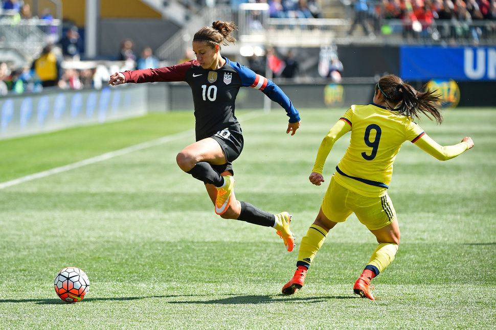 Carli Lloyd, photo by Rich Barnes via Getty Images