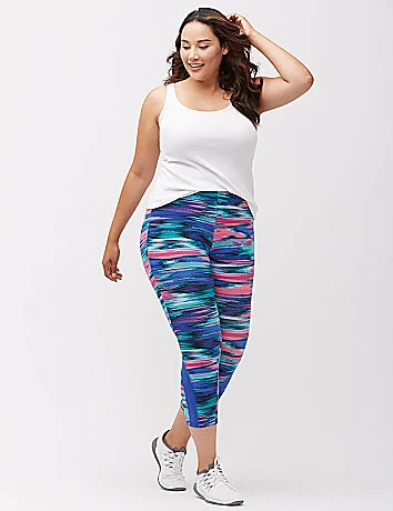 plus size moisture wicking capris