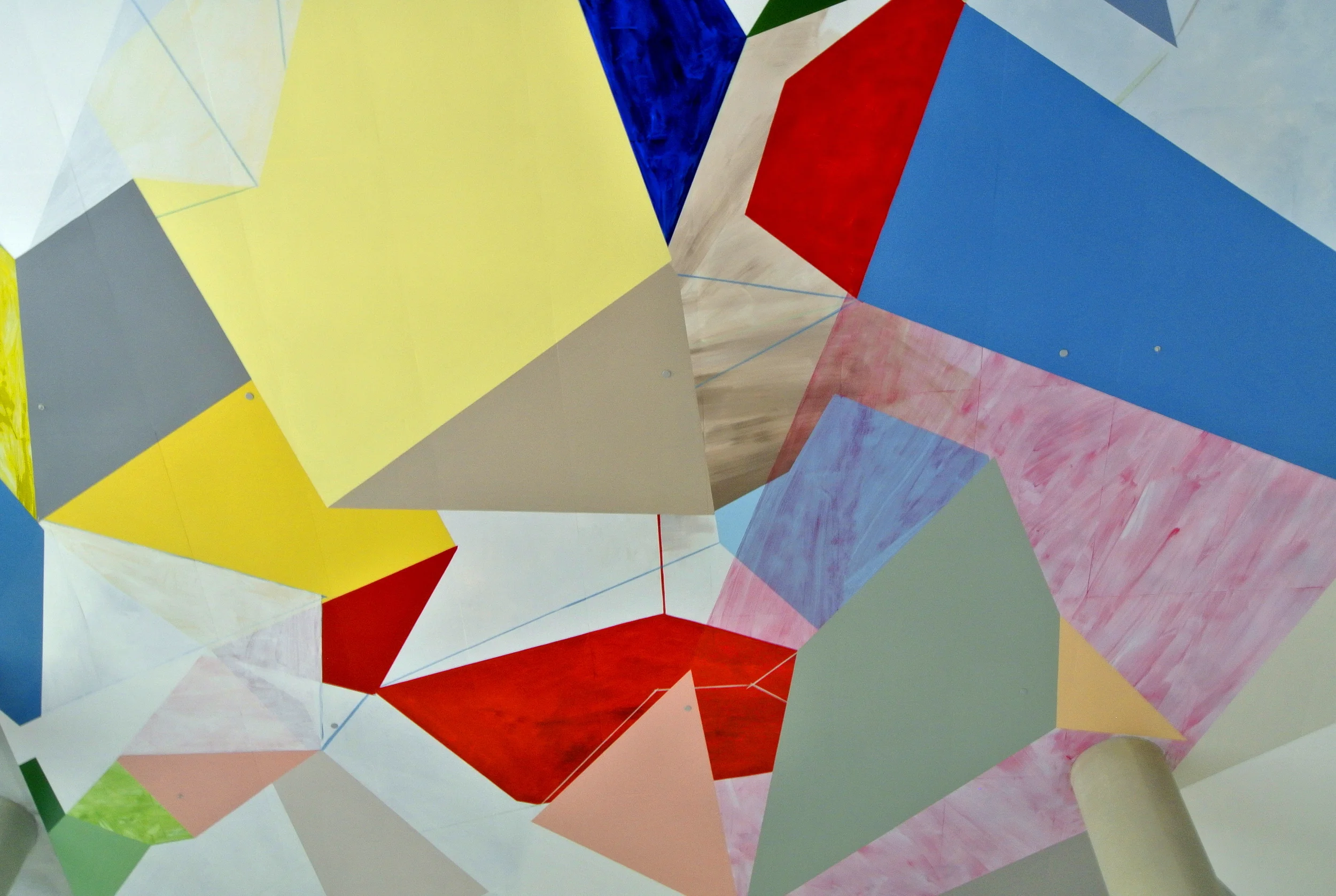 Collision and Improvisation (Ceiling) 2012 Gemma Smith Acrylic on concrete Source: Author
