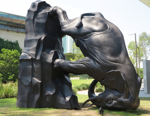The World Turns 2011-12 Michael Parekowhai Bronze Source: Debra Kolkka
