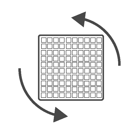 3 axis base positioning The base senses movement and knows the direction it is facing. When you turn the base the virtual build surface on your device follows.