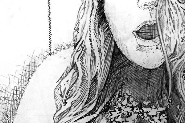 Texture Self Portrait Detail