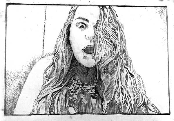 Texture Self Portrait 