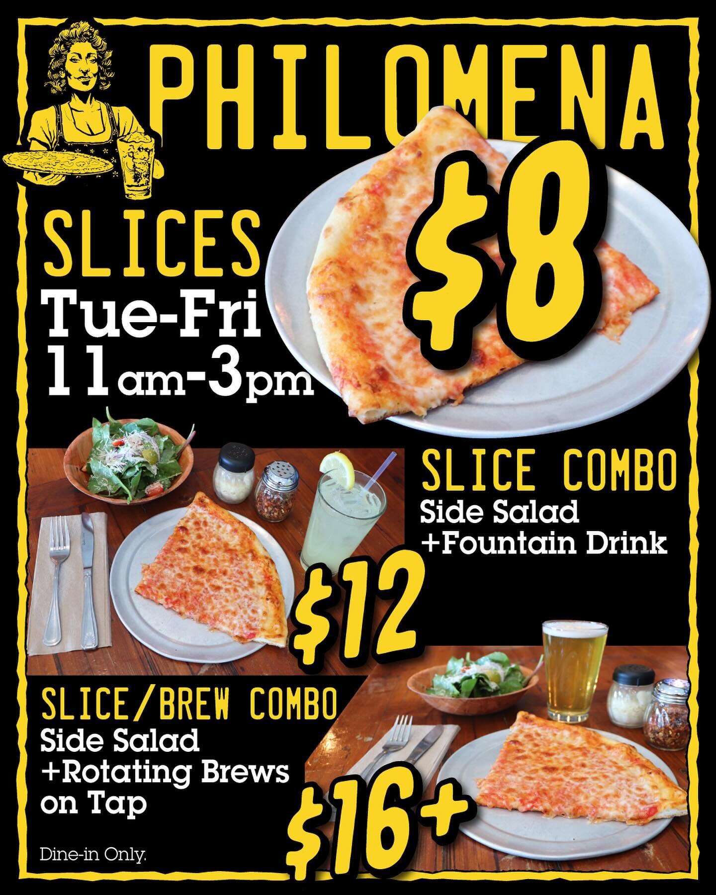 By popular demand: SLICES! 
Get your combo Tue-Fri 11am-3pm
Add toppings for extra.

#Oaklandbrunchclub #oaklandbrunchies #oaklandrestaurants #oaklandrain #eastbaybrunch #oaklandfoodies #beerbrunch #eastbaysoccer #sunnysideofthebay #brunchpizza #oakl