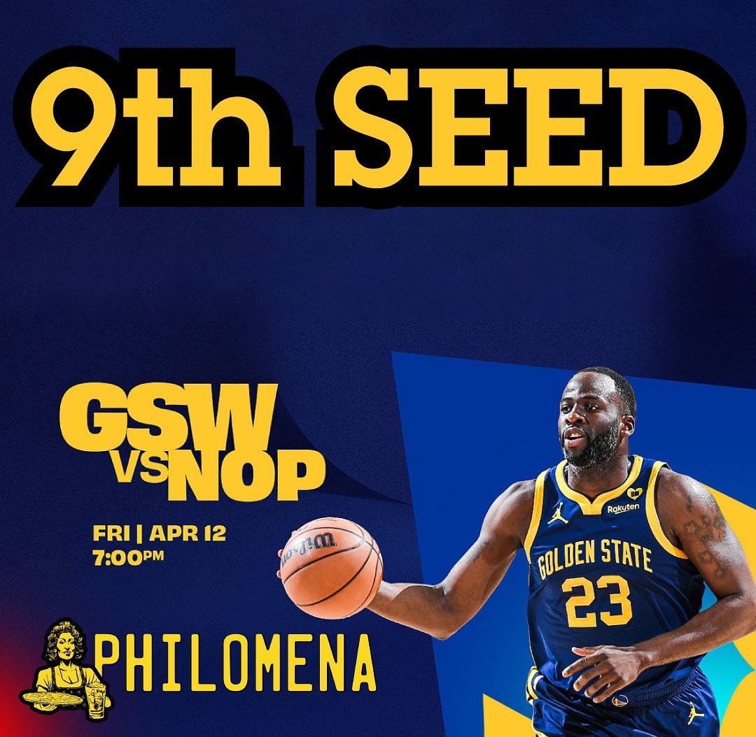 And just like that, Warriors usurp the 9th seed from the Lakers. Penultimate game tonight 7pm @ Philomena!