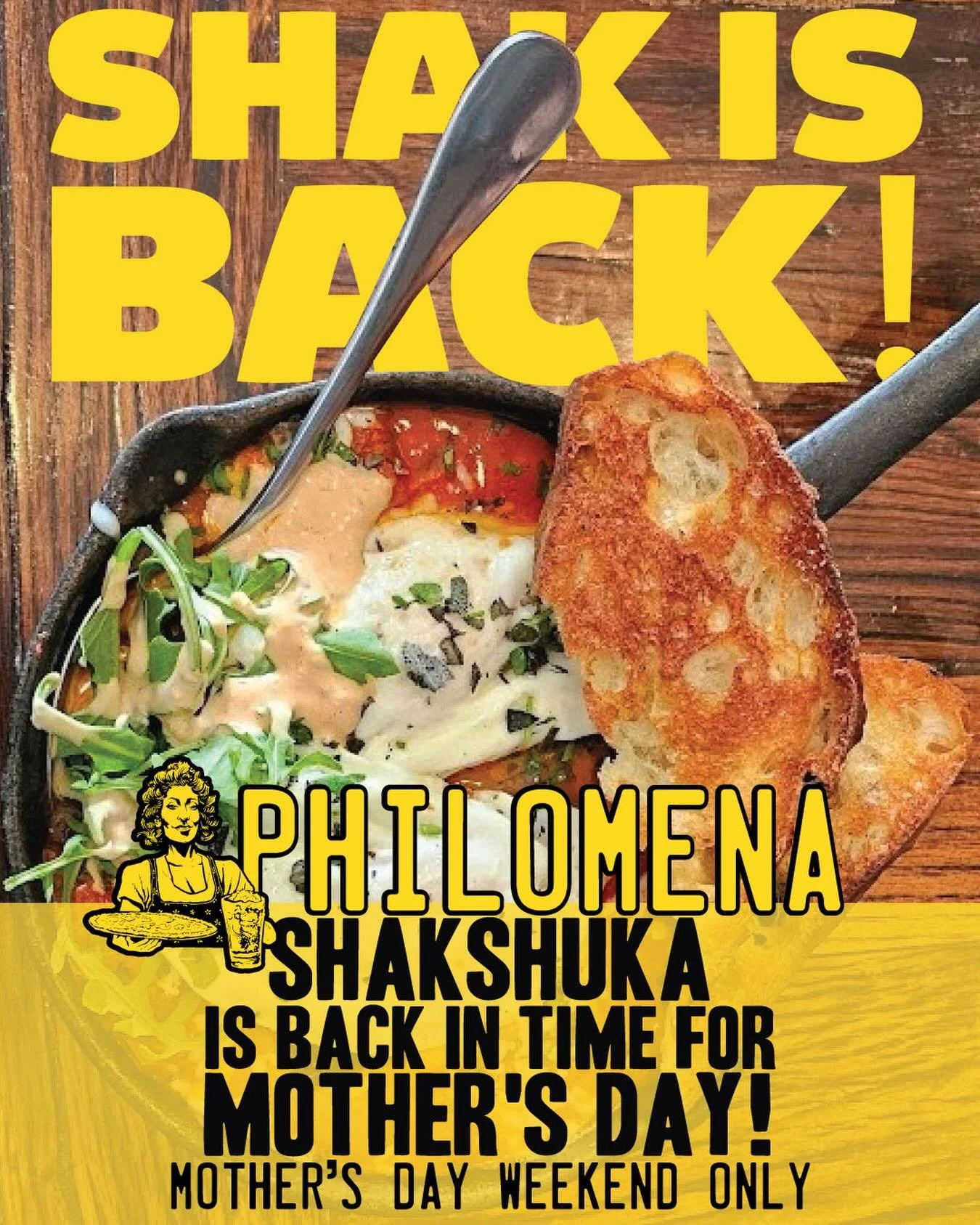 This weekend only! Make some Mother&rsquo;s Day plans TODAY!