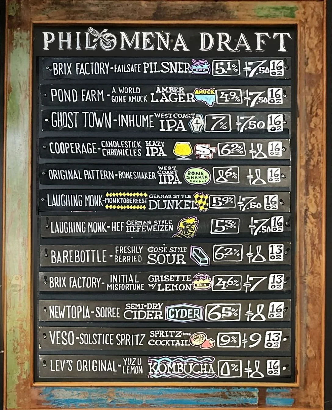 We are open all night for Labor Day Monday. Check out that beer draft list!