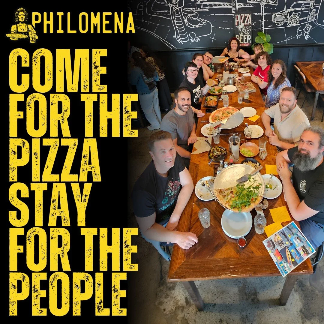 Come for the pizza, stay for the people. 

Ten years in East Oakland has taught us that the best tables are the loud ones, full of friends, family, and a few people you just met. Pull up a chair, there&rsquo;s always room for one more at the Phamily 