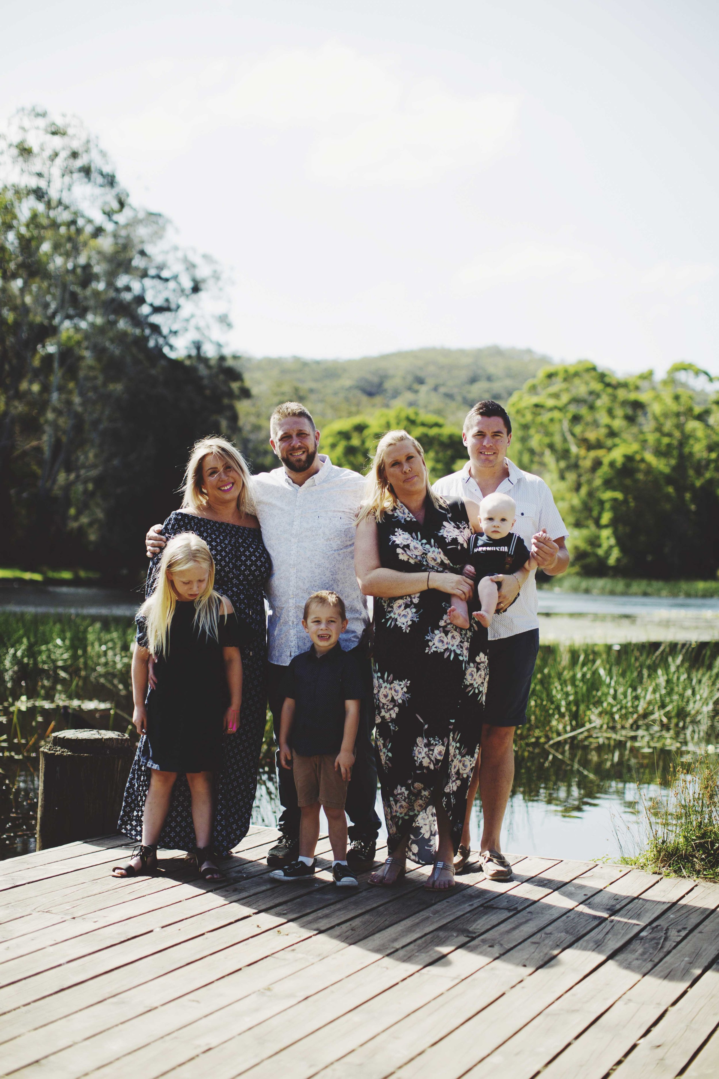 Family photo session in Sydney's Royal National Park