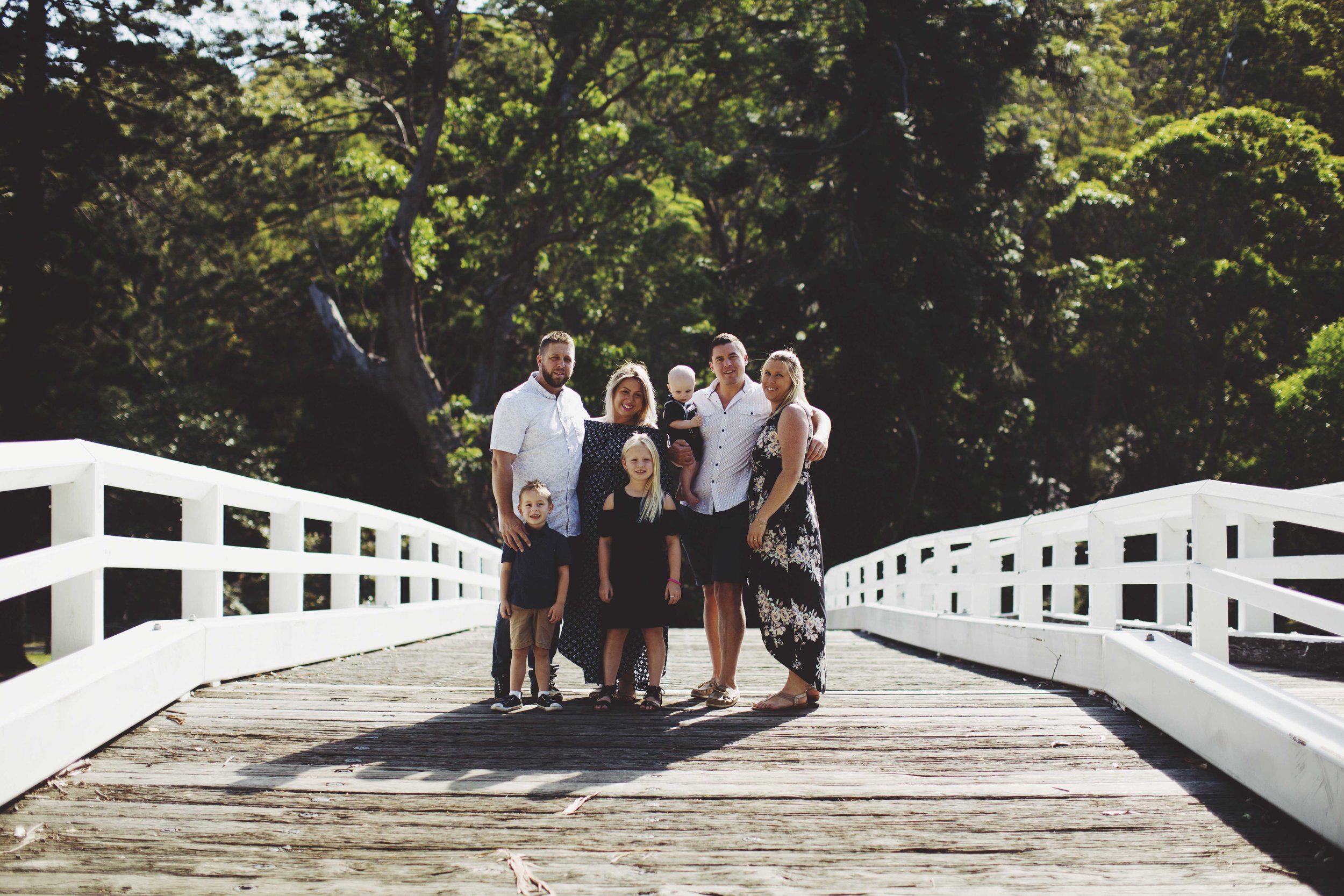 Family photo session in Sydney's Royal National Park