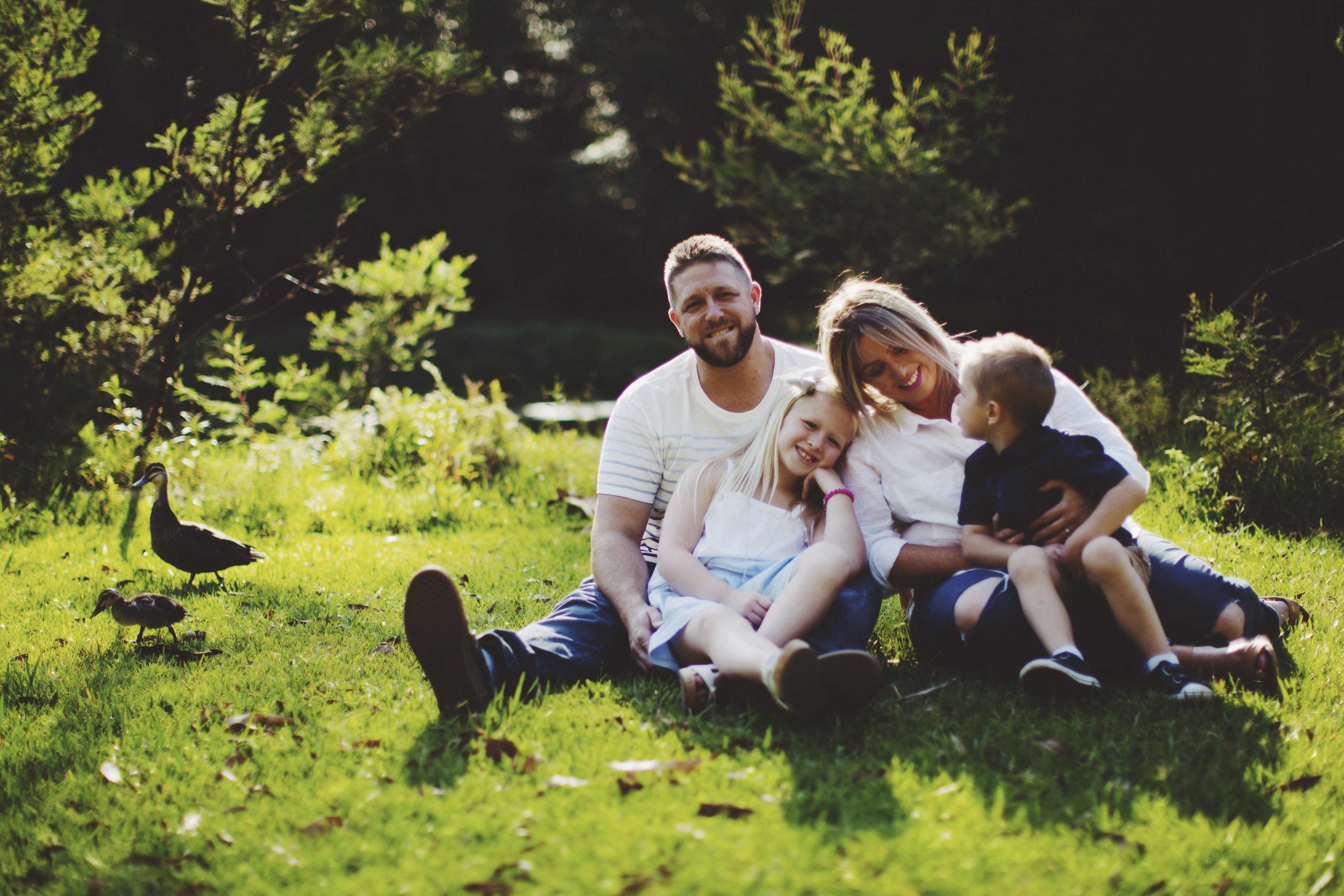 Family photo session in Sydney's Royal National Park