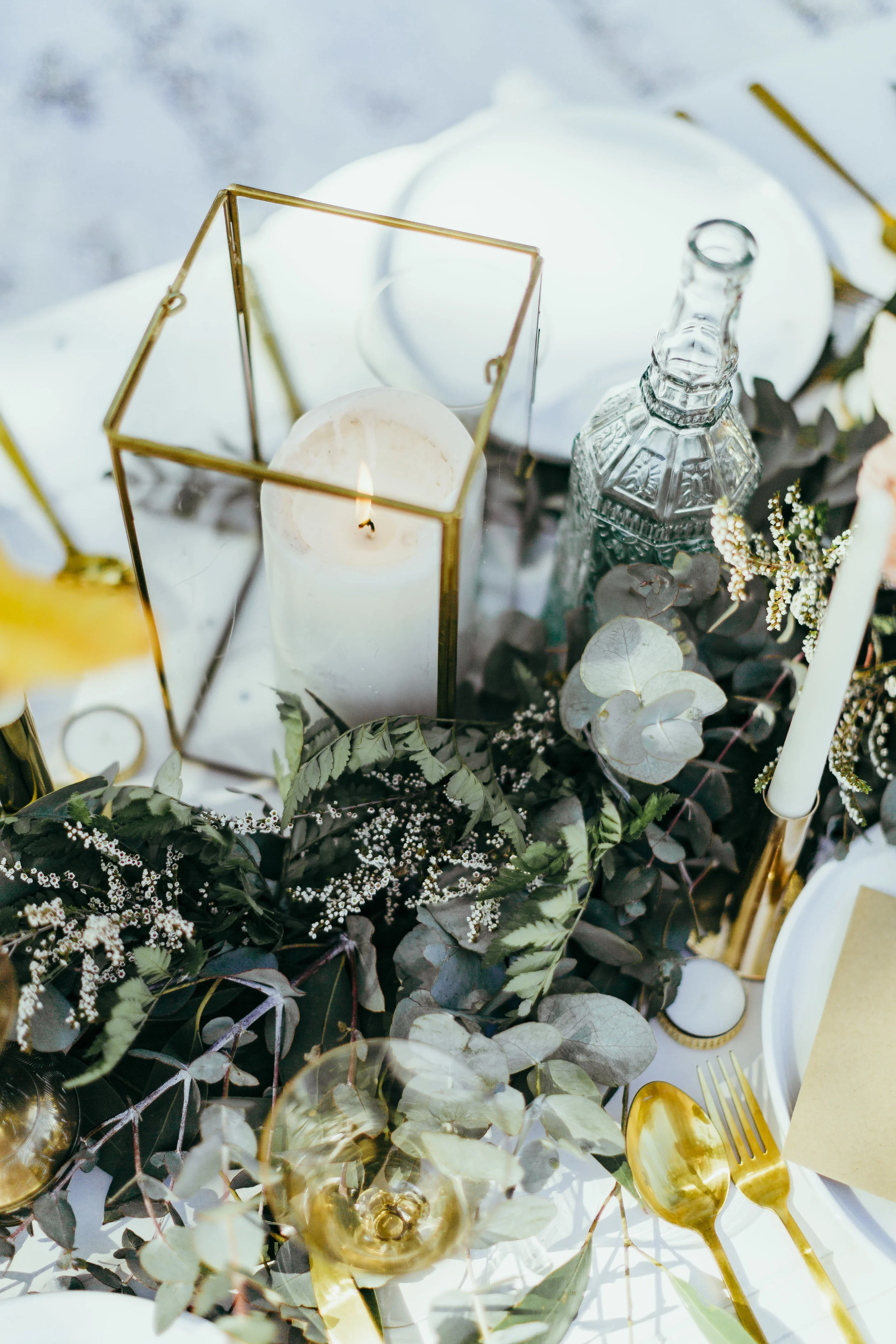 Birthday party styled with floral table settings, grazing plates, chocolate meringue, flower crowns and confetti
