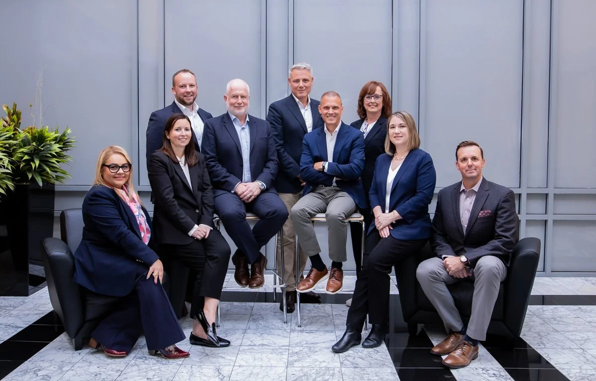 Business meeting team photo of executives