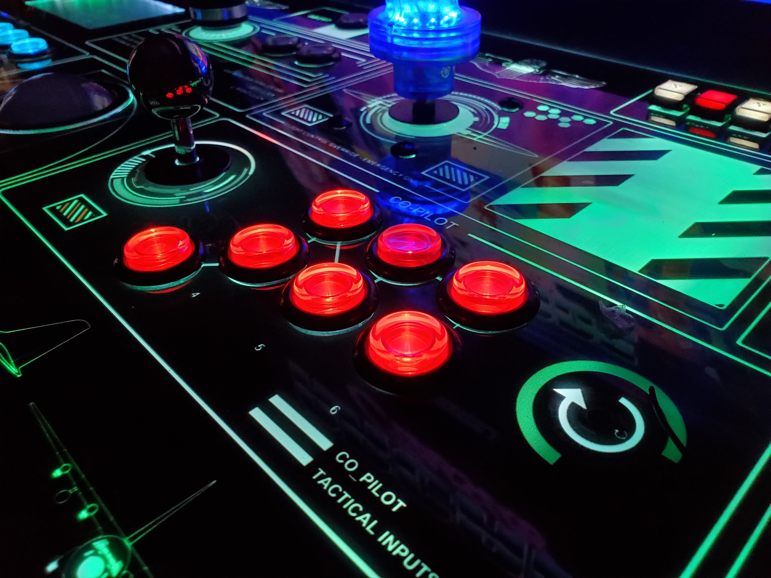 Backlit Control Panels — Paradox Arcade Systems