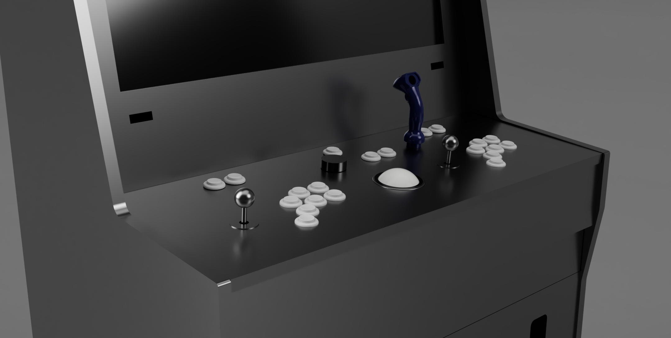 2 player arcade Paradox control panel tron.png