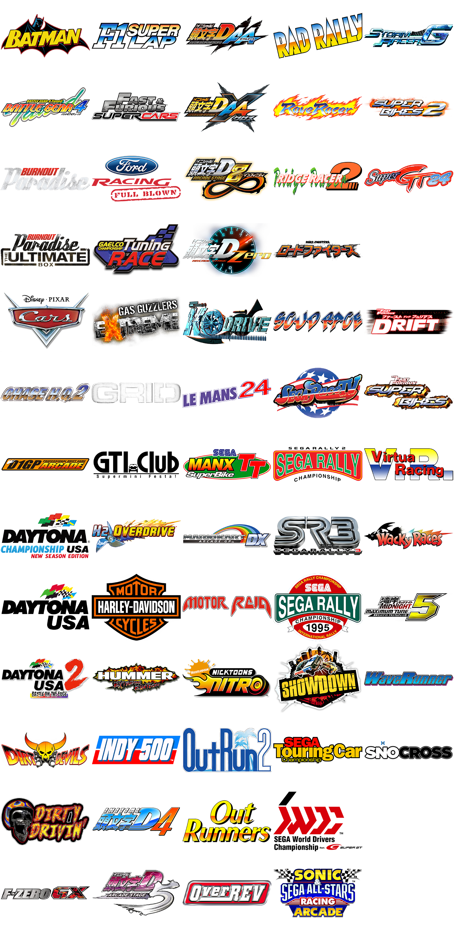 Vector Racing Games — Paradox Arcade Systems