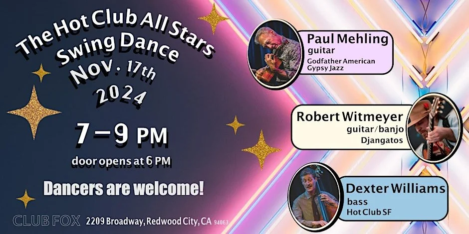 HOT CLUB ALL STARS featuring Pazzo, Dexter Williams and Robert Whitmeyer