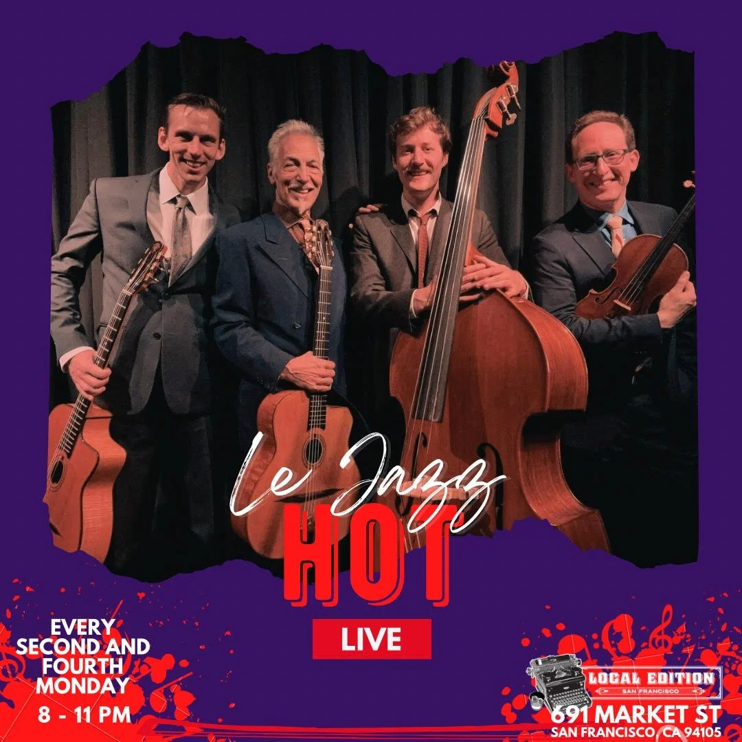 Le Jazz Hot plays for DANCERS at the Local Edition in SF CA  