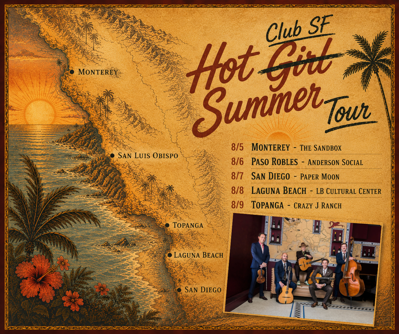 Quintet on TOUR: San Luis Obispo @ Anderson Social