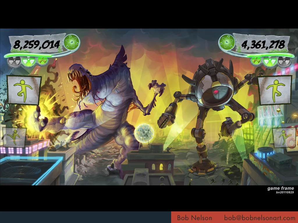 Game screen mockup