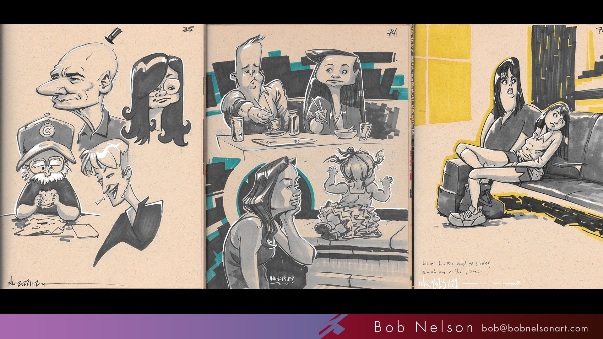 Pages from the sketchbook