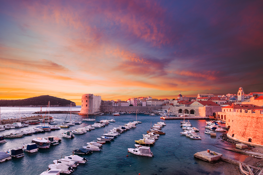 City port in Dubrovnik