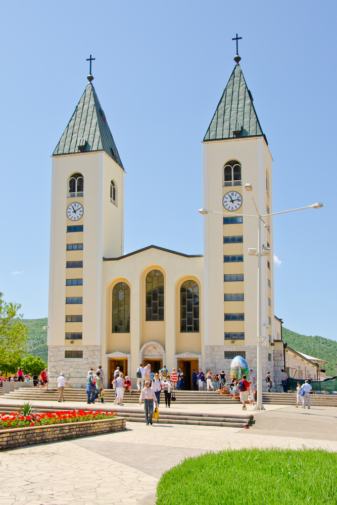The St. James Chapel at Medjugorje awaits your pilgrims