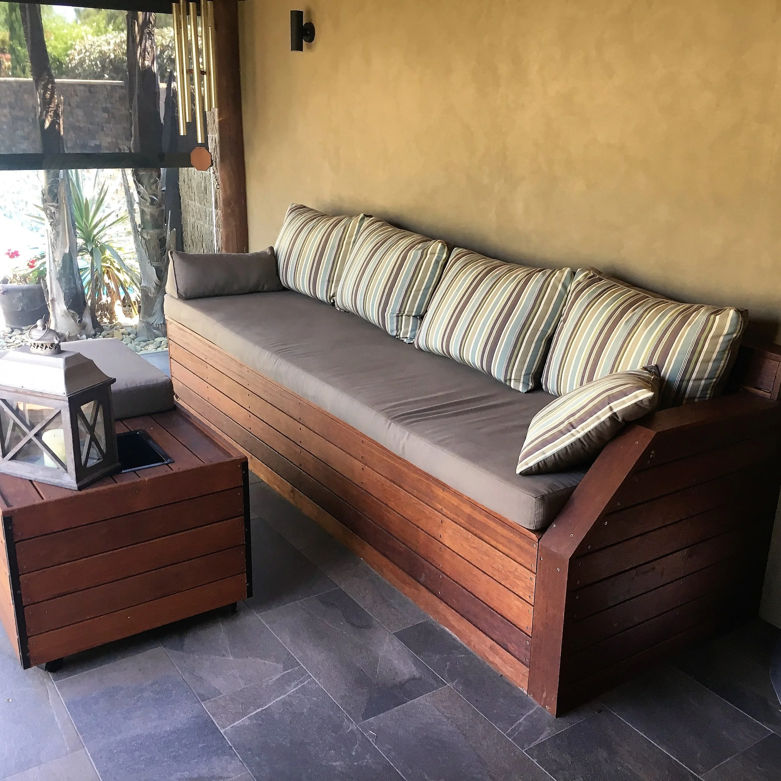 Outdoor Timber Seating and Decking