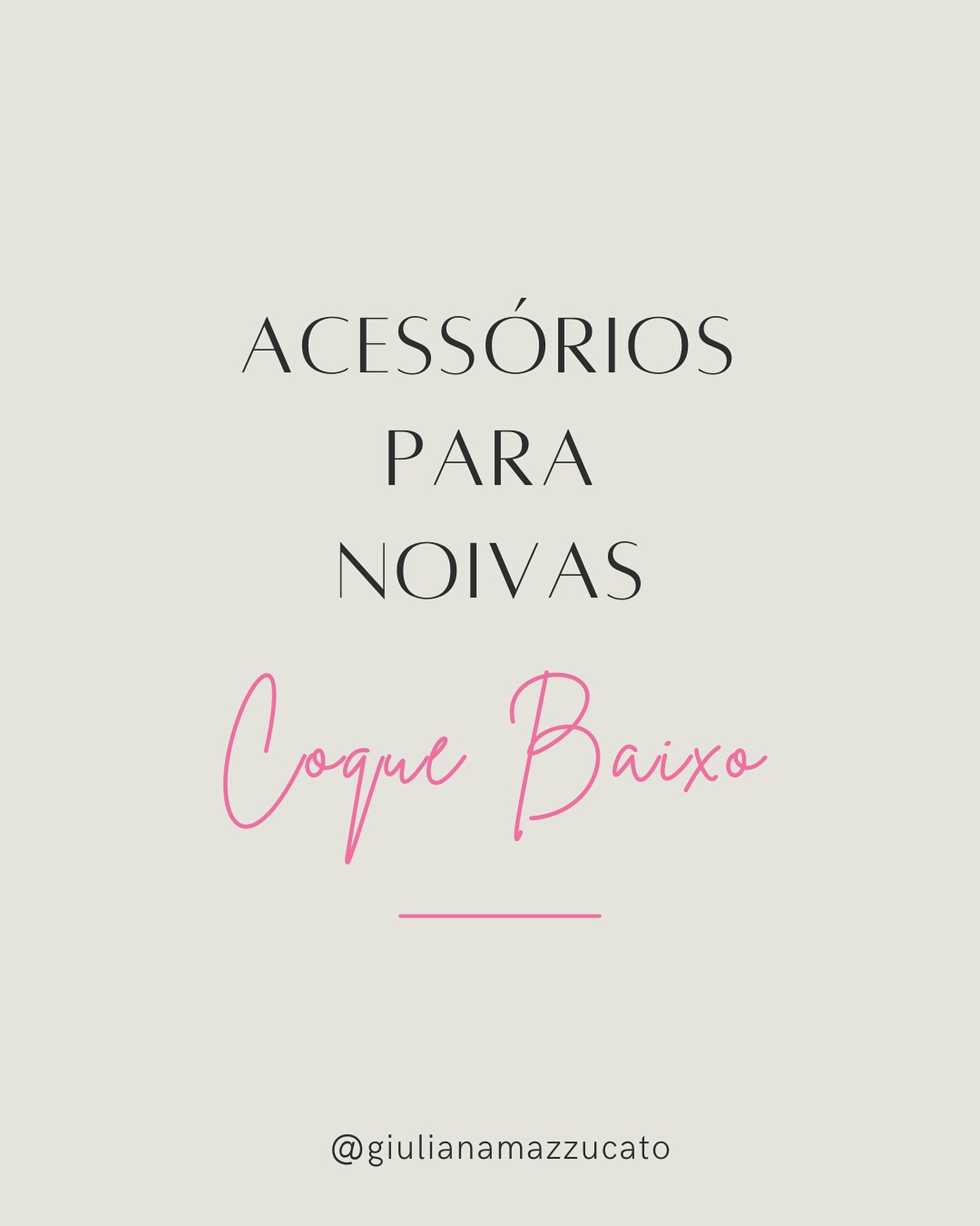 Acesse os destaques e confira mais modelos de acess&oacute;rios de noiva para coque baixo! 
.
.
.
#noiva #coquebaixo #coquedenoiva #penteadodenoiva #casamento #acessoriosparanoivas #tiaradenoiva #casamentodedia