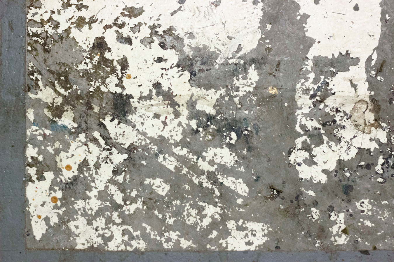 Latex paint, oak gall ink 2016