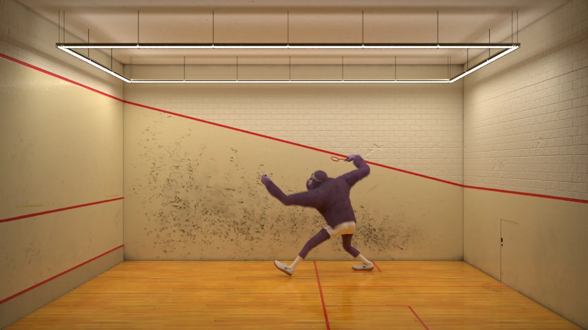 Sasquash Screen grab from my final film in Computer Animation
