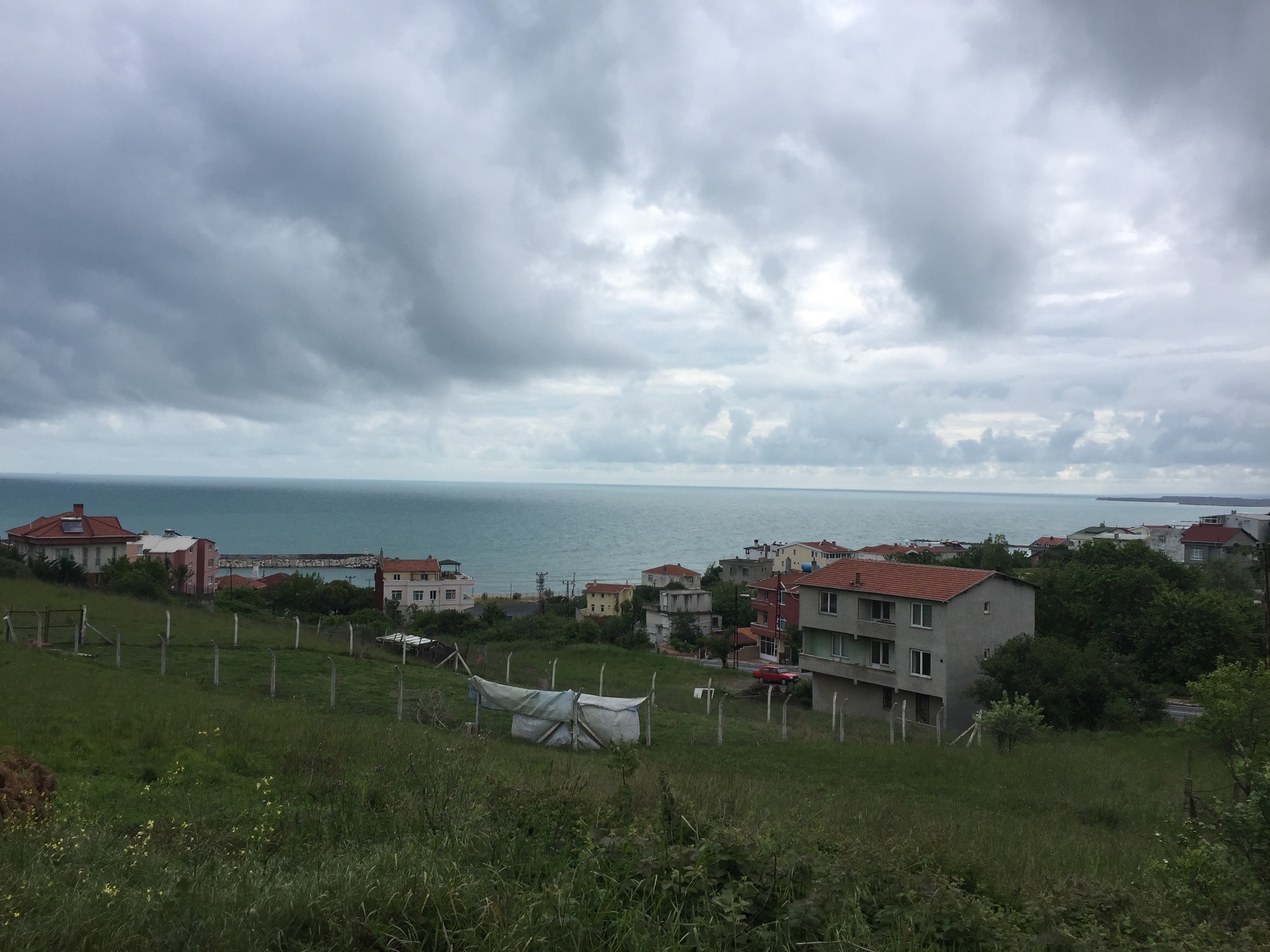 A village along the Black Sea.