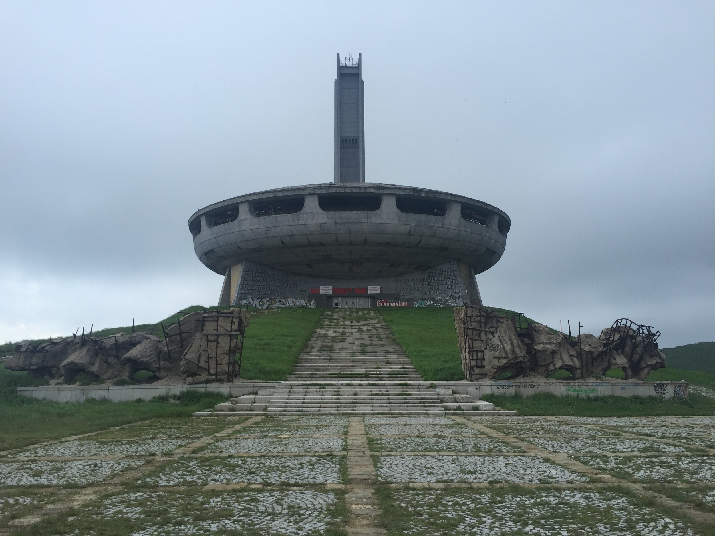 Buzludzha looks like something out of a James Bond movie.