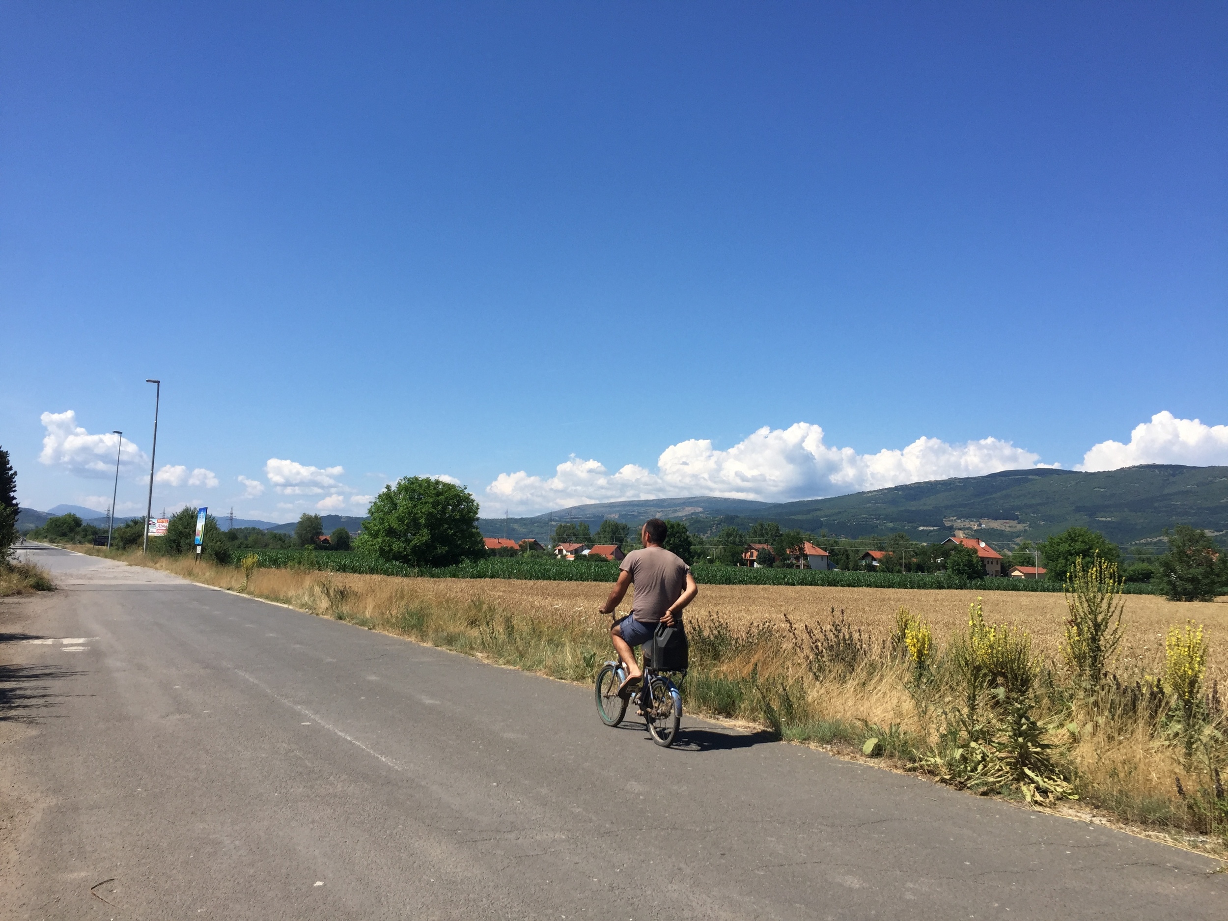 The Road to Pirot in Serbia.