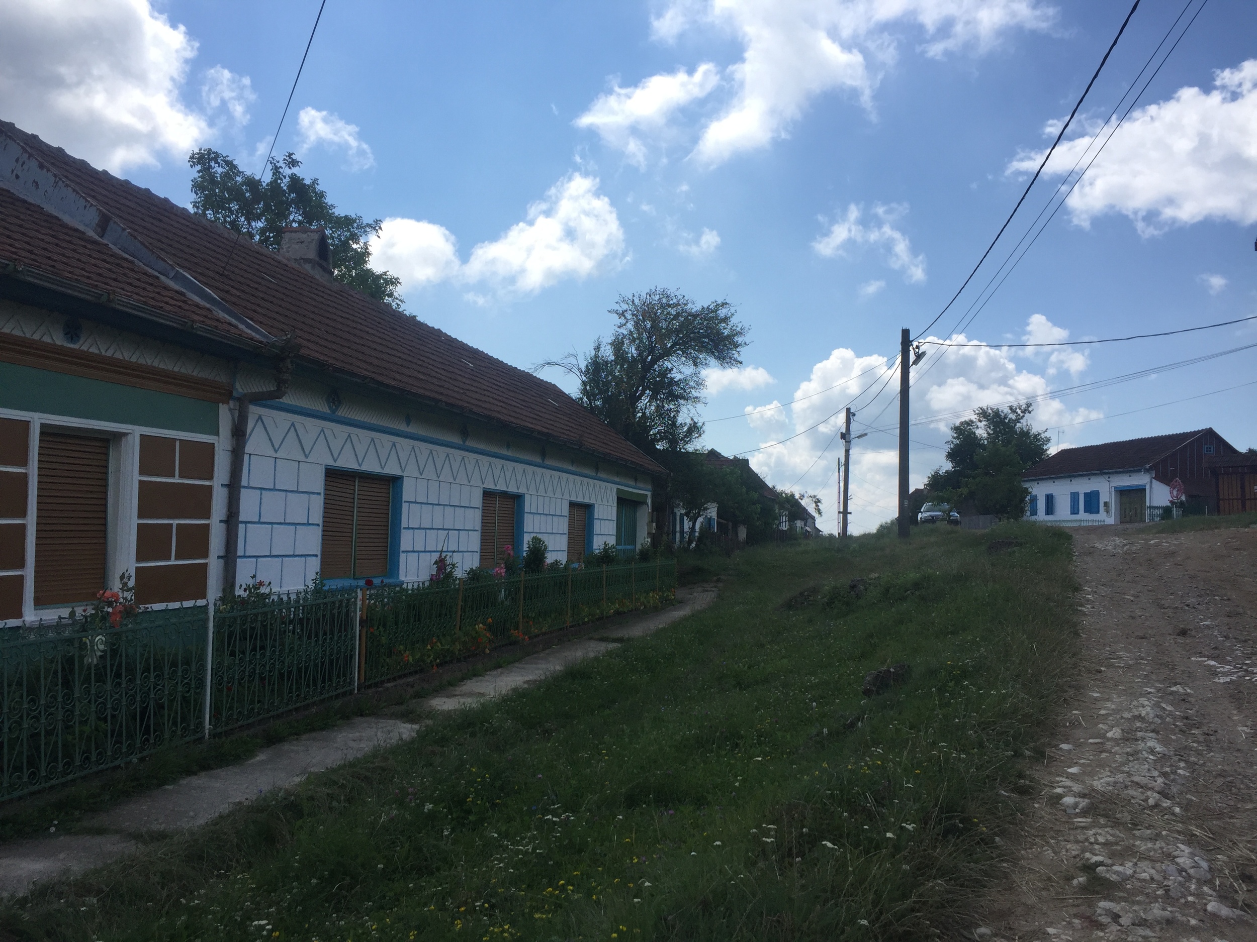 Walking through a unique Czech/Romanian village.