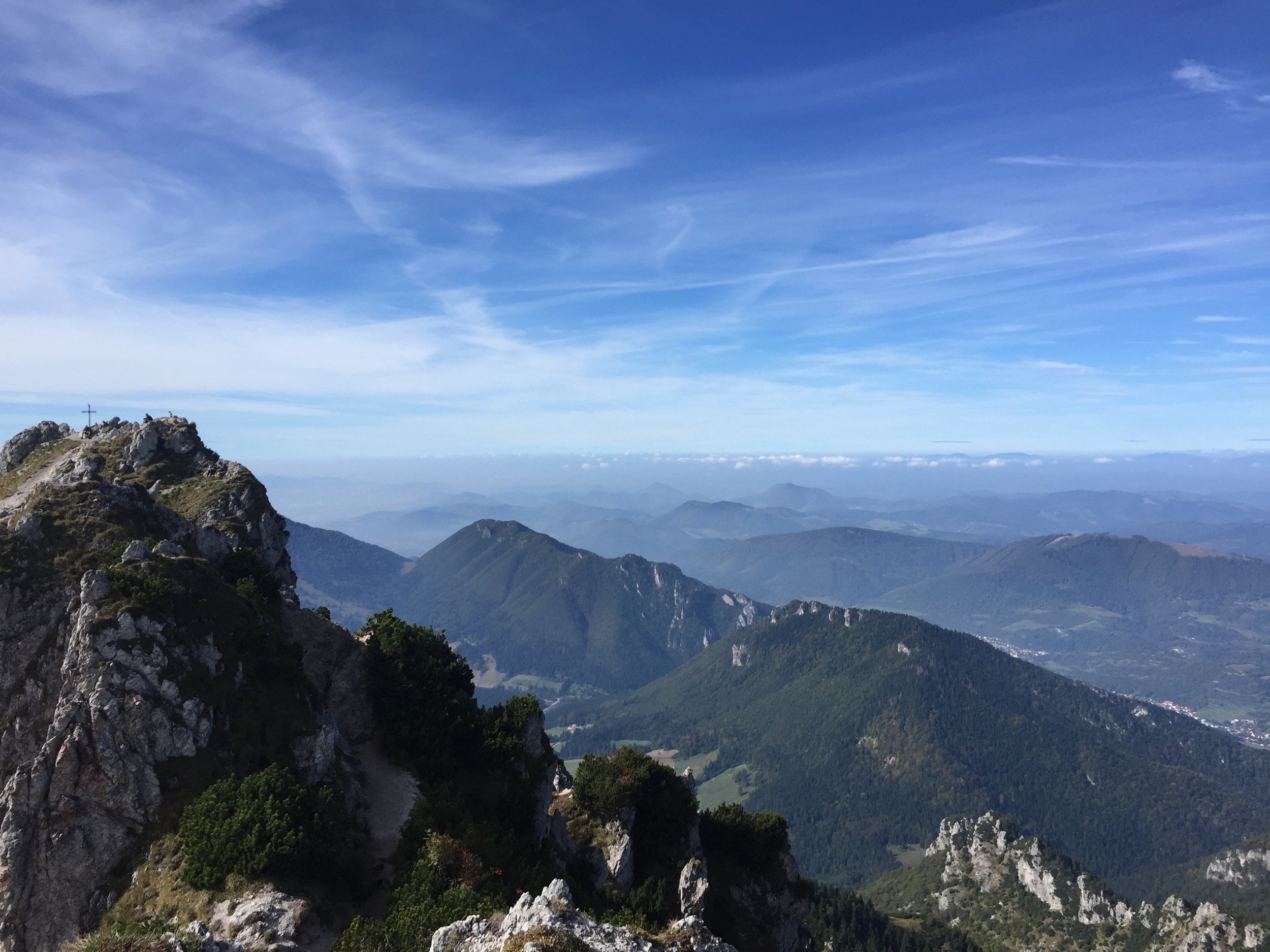 Hiking the Malá Fatra.