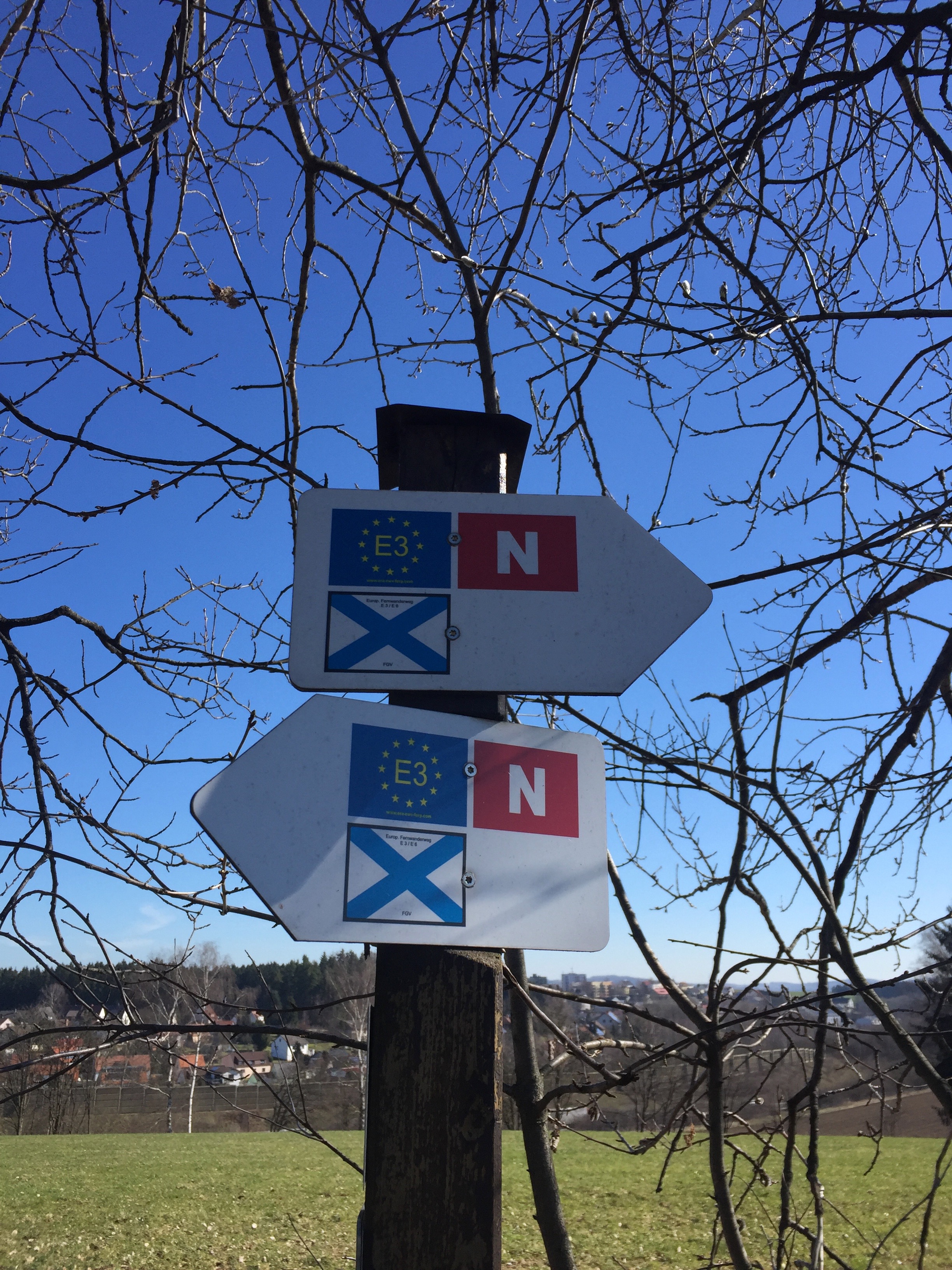 In Germany the E3 flag is often represented by the blue X.