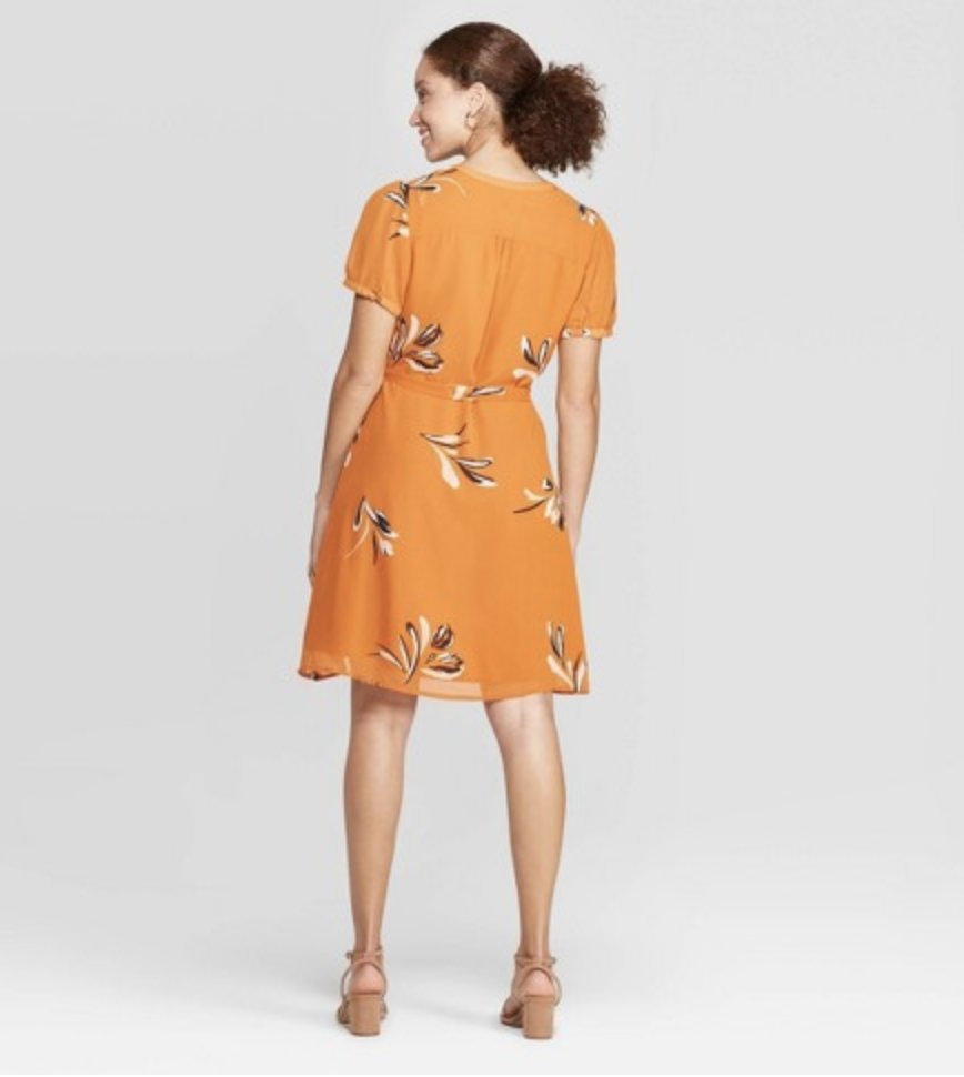 Yellow floral dress for Target