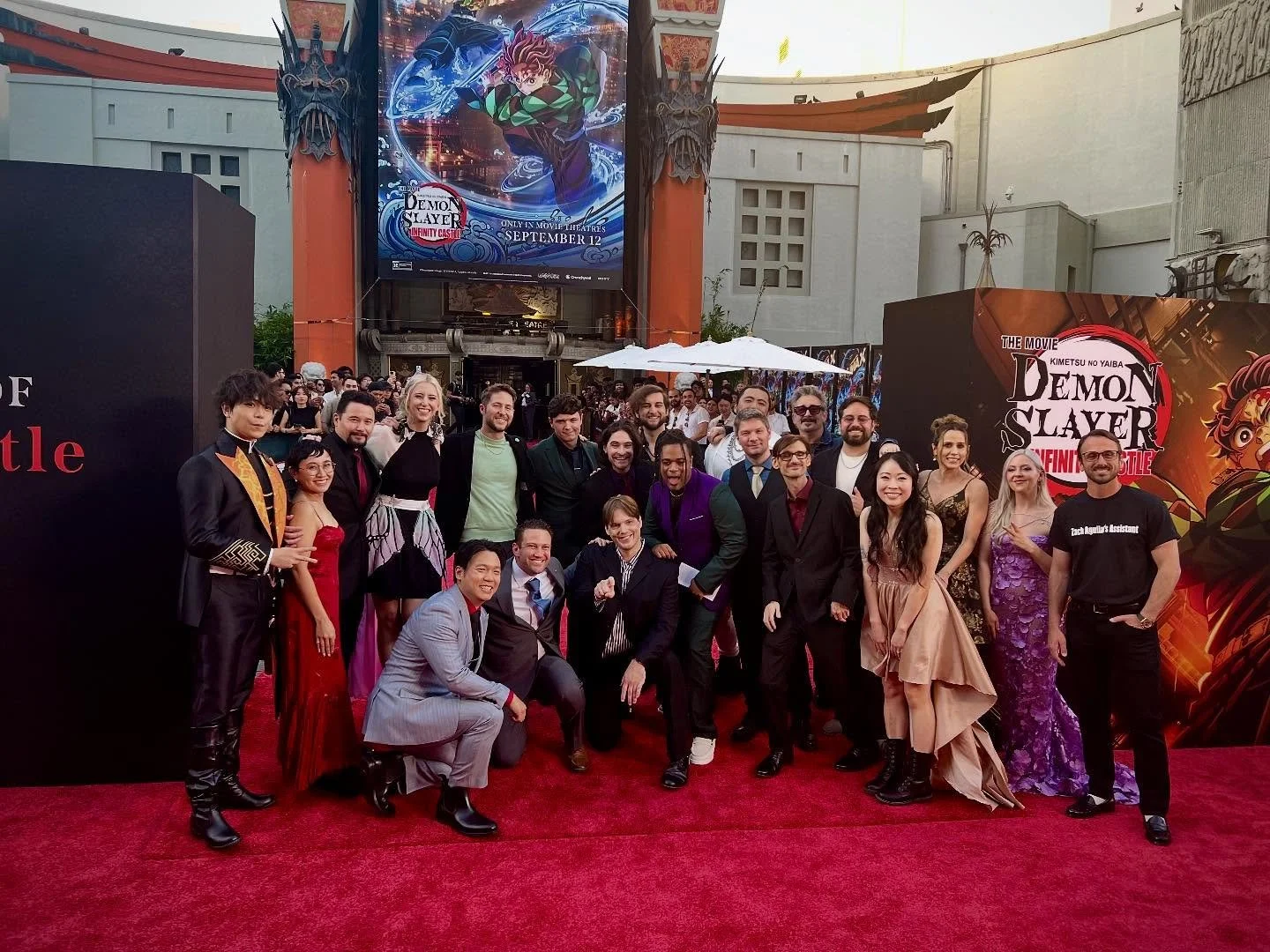 The amazing cast of Demon Slayer! More shots from the night 😊