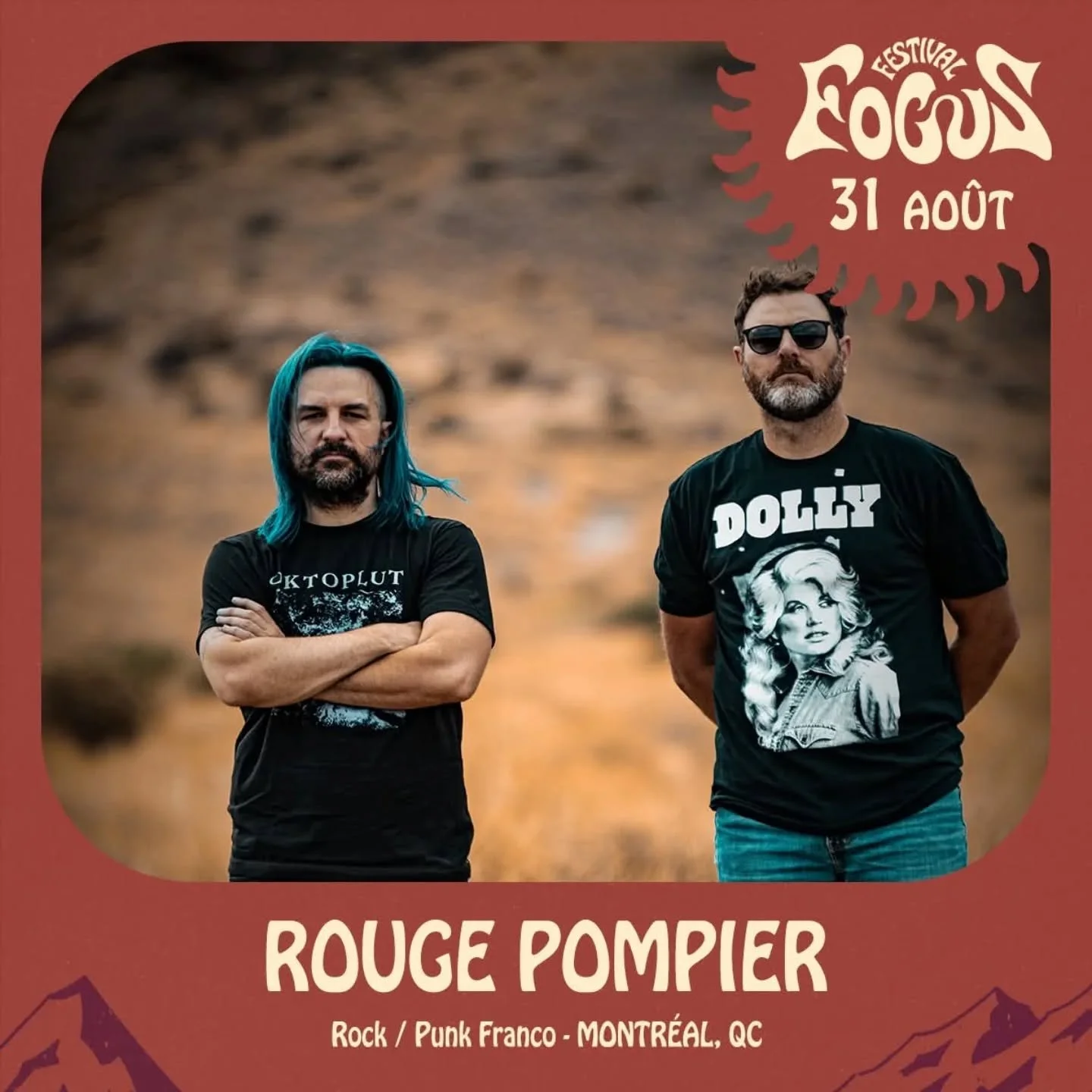 Y'a quelque chose de spéciale qui va se pour le Focus Fest - Dim 31 août 2025 | ROUGE POMPIER + TAXI GIRLS + CATL + Paul Cargnello Dj Set , Rouge Pompier va faire son premier show avec Traduction LSQ en simultanée! Le festival fou