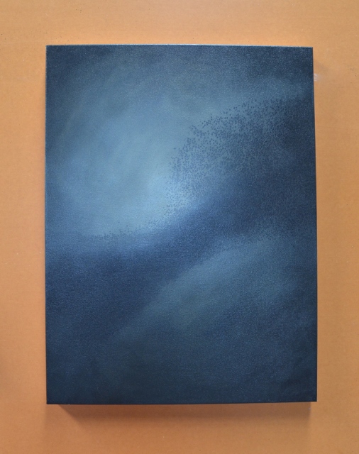 BRCA1 2016 oil and charcoal on canvas 60x80cm