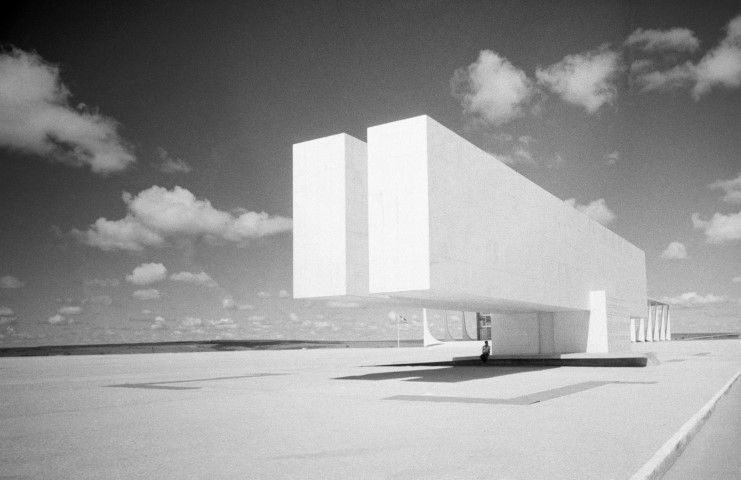 Lucien Hervé: City Museum, Brasilia, Brazil, Oscar Niemeyer architect, 1961.