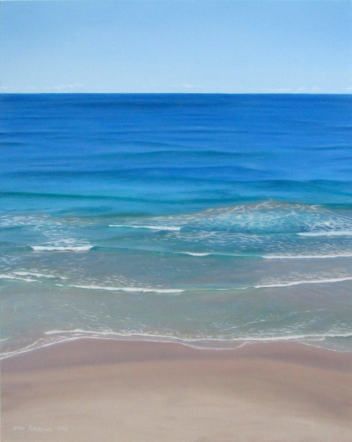 WHITES - BYRON BAY by Erika Oil on Canvas 61cm x 91.5cm