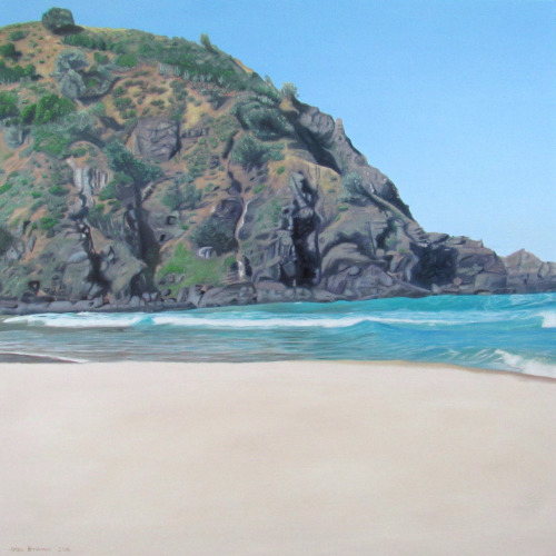 TALLOWS - BYRON BAY by Erika Oil on Canvas 76cm x 76cm