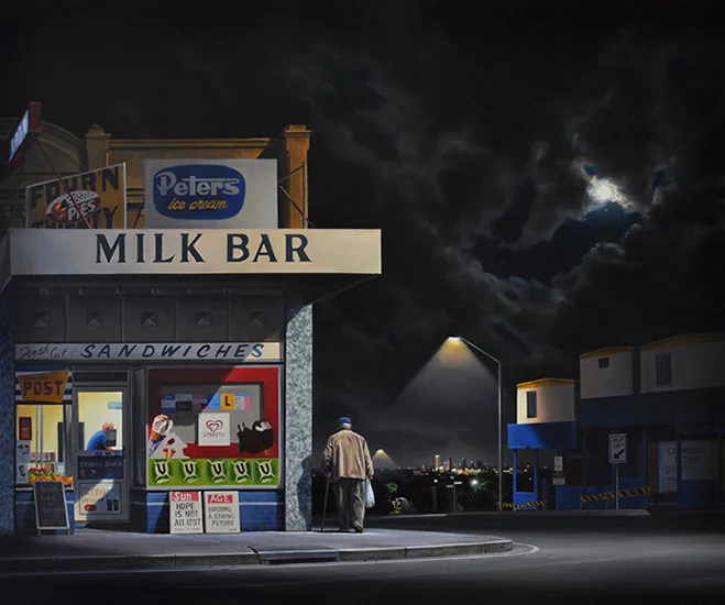  Peter Smets , Convenience 2017, oil on canvas, 75 x 90 cm